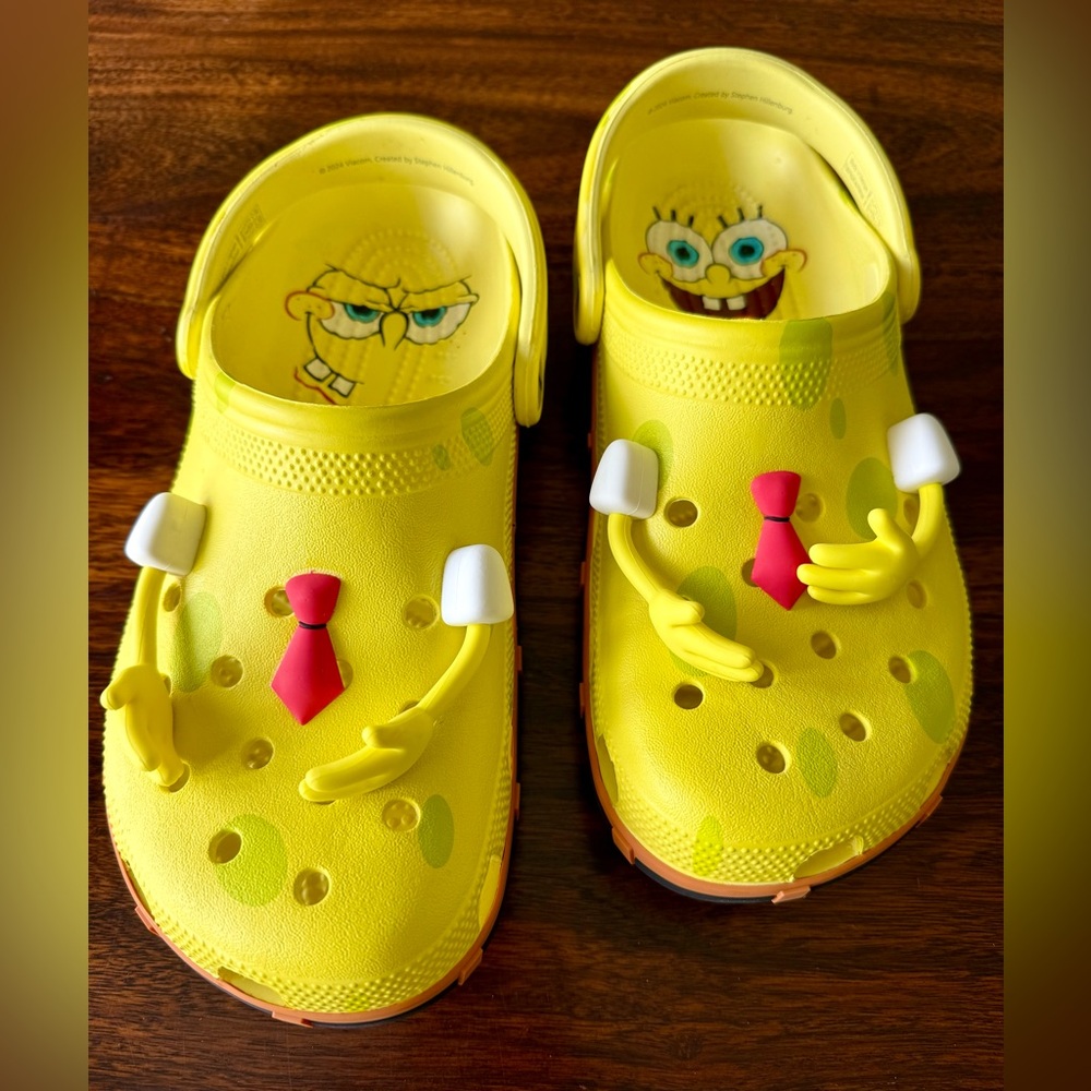 SpongeBob Crocs Slip-On Clog Size 8/10
